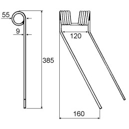 DENT ADAPT BAUTZ/CLAAS 926350 WR-WRA GW95D