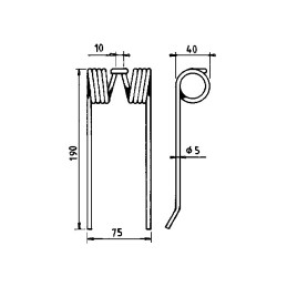 DENT PICK UP AD CLAAS 821421 GW119S (ROUND)