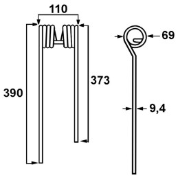 DENT FANEUSE G AD KUHN 58740600 GW370G