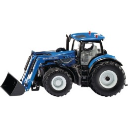 TRACTEUR TELECOMMANDE NEW HOLLAND T7.315 AVEC CHARGEUR AU 1/32EME
