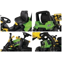 TRACTEUR A PEDALES DEUTZ AVEC CHARGEUR