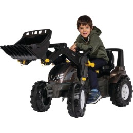 TRACTEUR A PEDALES VALTRA AVEC CHARGEUR ET SIEGE REGLABLE ROLLY TOYS