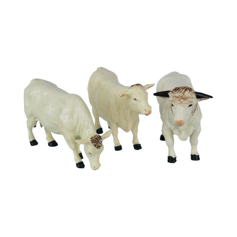 VACHES CHAROLAISES LOT DE 3