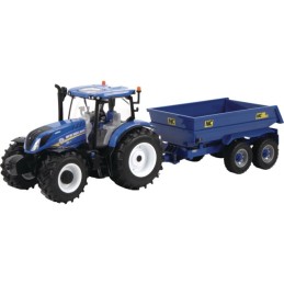 NEW HOLLAND T6.175 AVEC KIT DE JEU DE REMORQUE A BENNE BASCULANTE NC