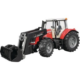 TRACTEUR MASSEY FERGUSON 7624+FOURCHE BRUDER