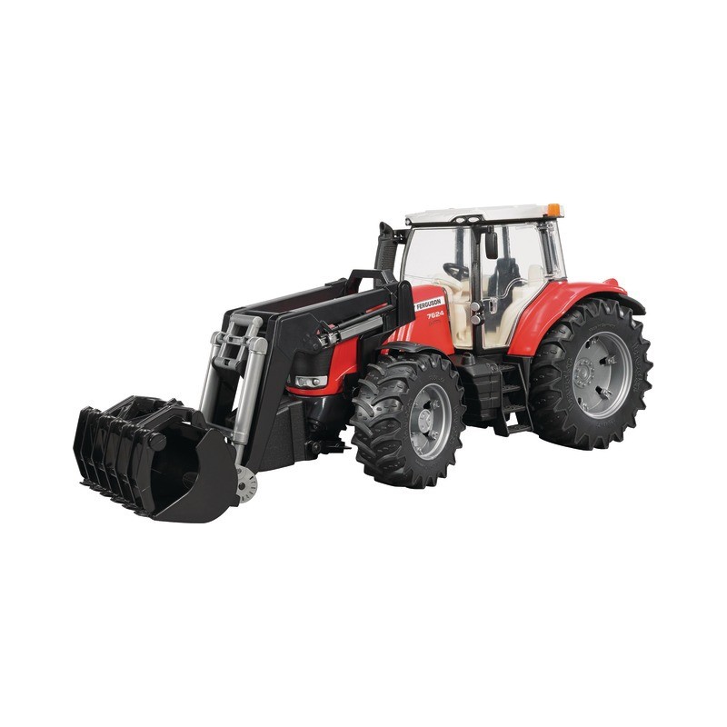 TRACTEUR MASSEY FERGUSON 7624+FOURCHE BRUDER