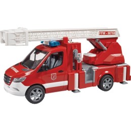 CAMION DE POMPIER MERCEDES-BENZ A ECHELLE ET FONCTION ARROSAGE