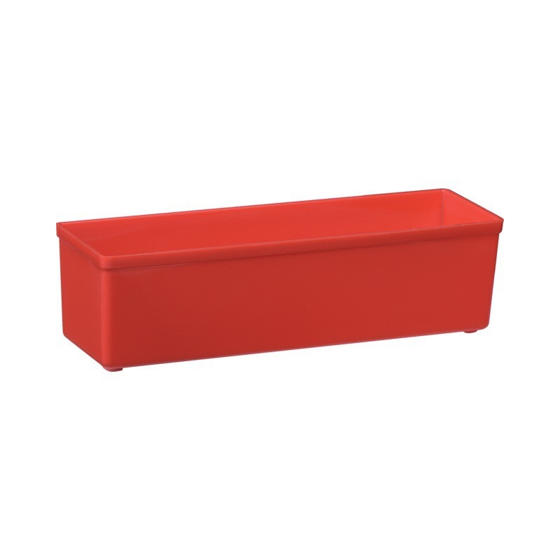 CASIER DE RANGEMENT ROUGE L165MM P50MM H45MM POUR TIROIR ET MALLETTE