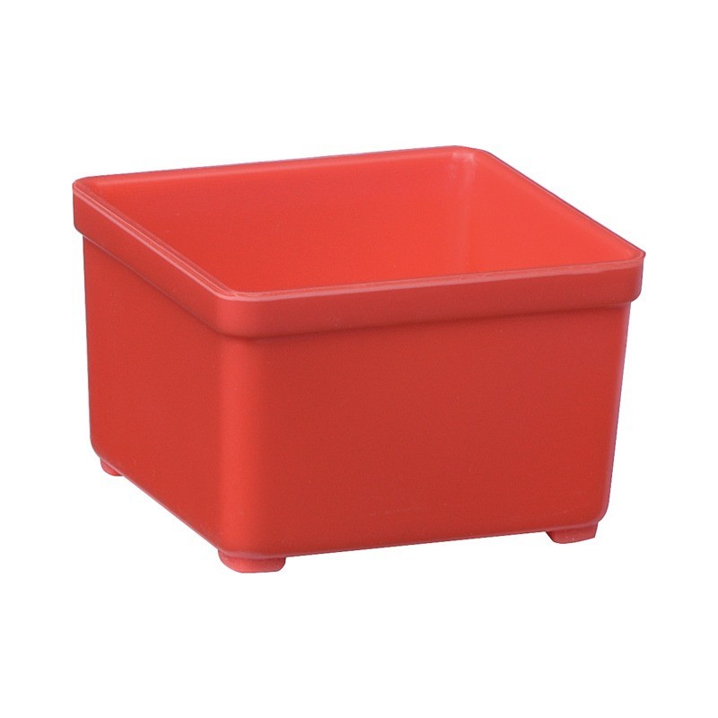 CASIER DE RANGEMENT ROUGE L50,5MM P50,5MM H32MM POUR TIROIR ET MALLETTE