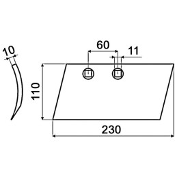 SOC DE RASETTE GAUCHE ORIGINE BONNEL 30000006