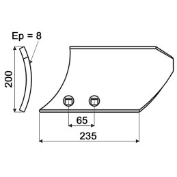 VERSOIR DE RASETTE X L G.6032021100 OR.BONNEL