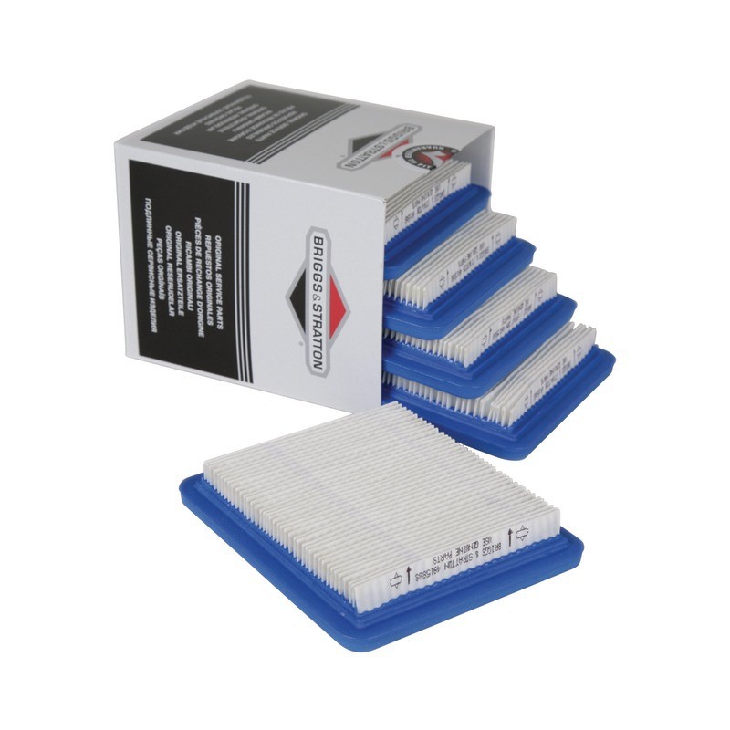 PACK ATELIER 5 X FILTRE AIR 491588 B&STRATTON
