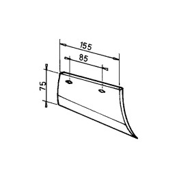 LAME DE RASETTE DROITE ORIGINE BUGNOT