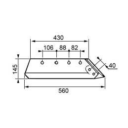 SOC A POINTE DROIT 16 POUCES ORIGINE BUGNOT 6046