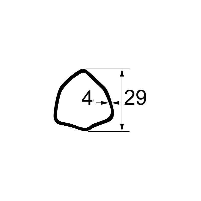 MACHOIRE TUBE TRIANGLE 29X4 CR24X61