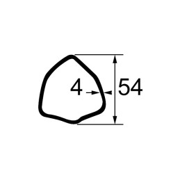MACHOIRE TUBE TRIANGLE 54X4 CR30,2X92