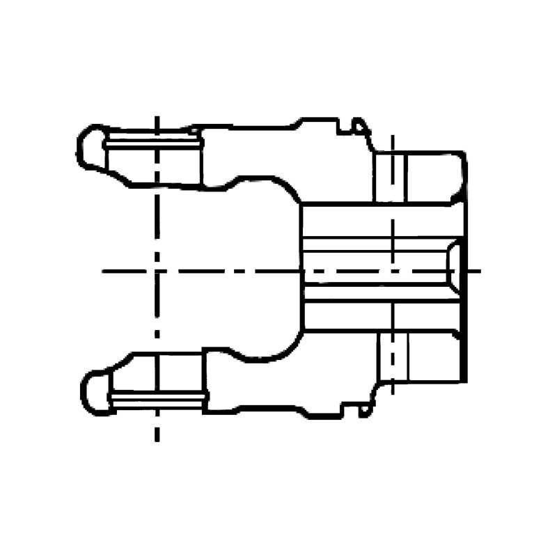 MACHOIRE TUBE QUADRILOBE SFT 45,6 CR23,8x61,3