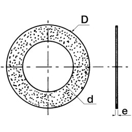 DISQUE DE FRICTION 140X85X3 MM BONDIOLI