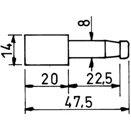 VERROUILLAGE BOUTON POUSSOIR 1''3/8 403000001