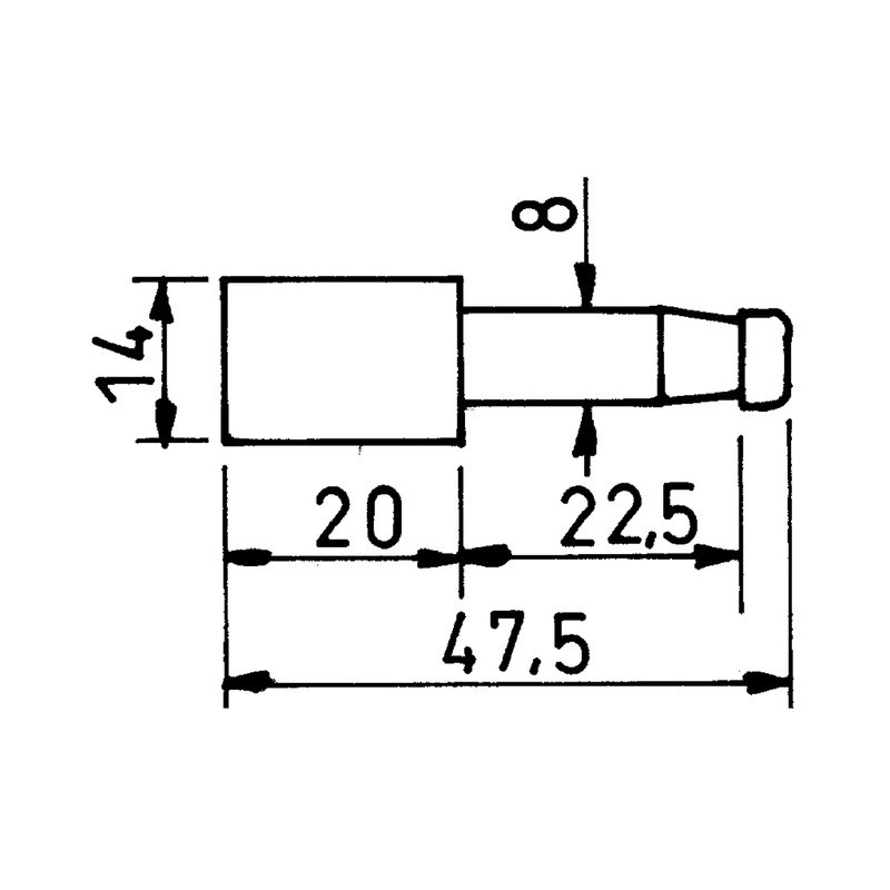 VERROUILLAGE BOUTON POUSSOIR 1''3/8 403000001