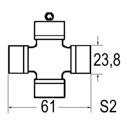 CROISILLON 23,8X61,3