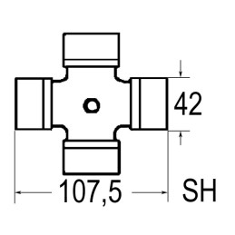 CROISILLON 42X107,5 SFT4120N 50H BYPY