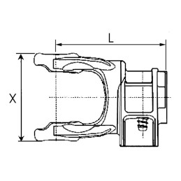 MACHOIRE EXTREMITE 1"3/8 6C CR27X74,6 5070E0355