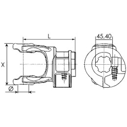 MACHOIRE EXTREMITE 1"3/4 6C VR CR34X106,5 507600451