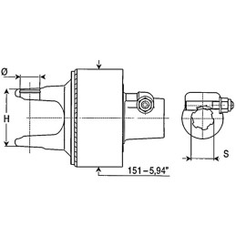 LIMITEUR DE COUPLE AUTO LR24 2600NM CR30,2X91,4 1"3/4 6C BC 6WH266004R
