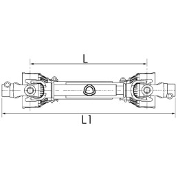 TRANSMISSION CR30,2X80 LG1210 CT 1"3/8 6C - 1"3/8 6C 7G5N121CE007007