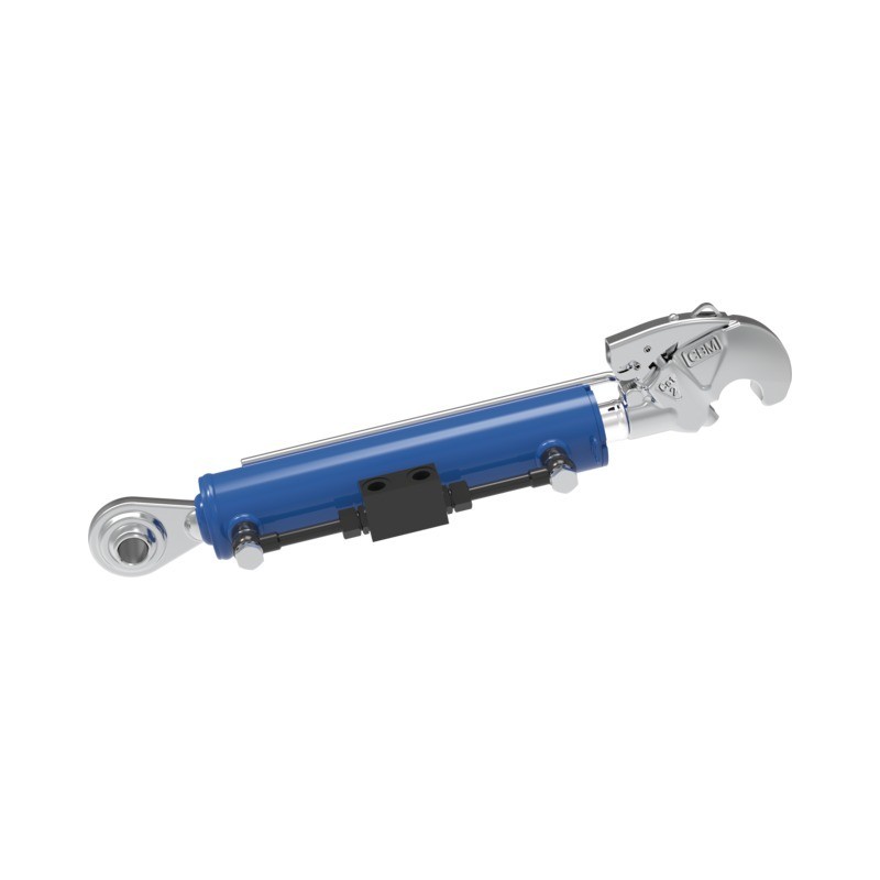 BARRE DE POUSSEE HYDRAULIQUE ROTULE-CROCHET LG 550-790 CAT2 CBM