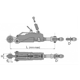 STABILISATEUR AUTOMATIQUE DIAMETRE 25,4 LG 601-625 CBM