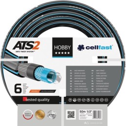 TUYAU D’ARROSAGE HOBBY ATS2™ 1/2" 50 METRES CELLFAST