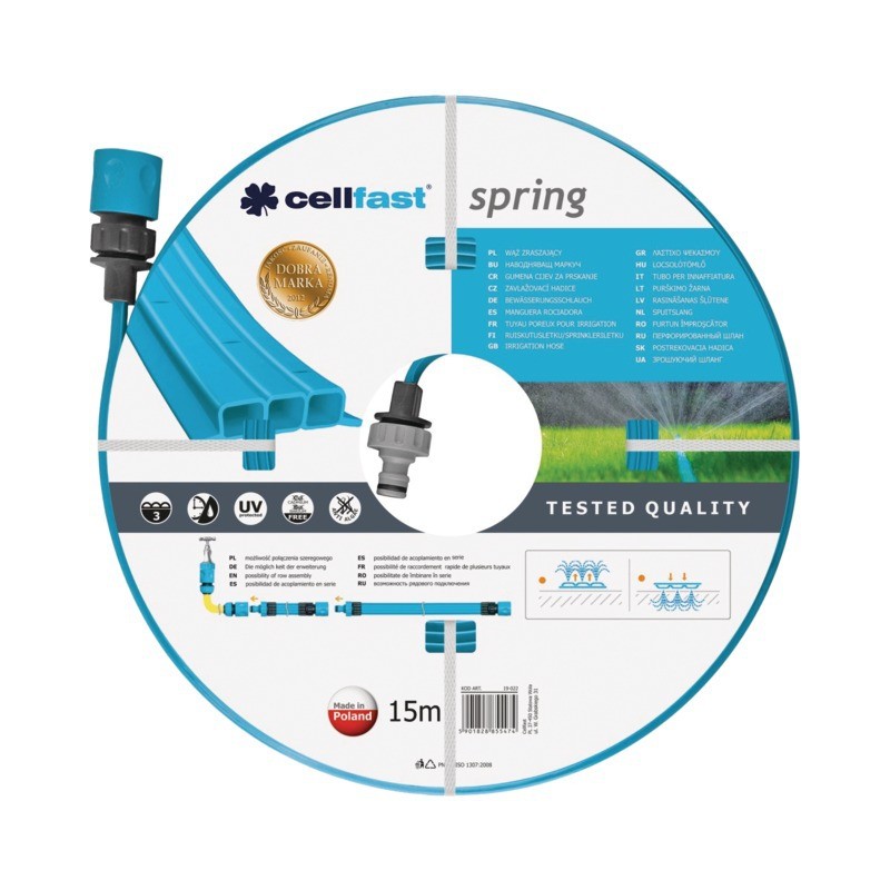 TUYAU D'IRRIGATION SPRING 15 METRES CELLFAST