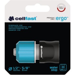 RACCORD RAPIDE STOP ERGO 1/2" ERGO CELLFAST