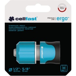 RACCORD RAPIDE TUYAU  ERGO 1/2" ERGO CELLFAST