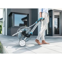 ENROULEUR METALLIQUE SUR ROUES TUYAU 50 METRES EXPLORER CELLFAST