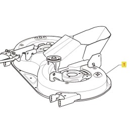 CARTER DE COUPE AVEC ROULETTES MP84 STIGA
