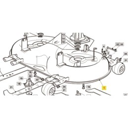 CARTER DE COUPE GRIS TC122 STIGA