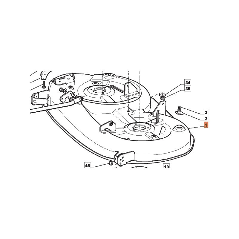 CARTER DE COUPE SD108 STIGA