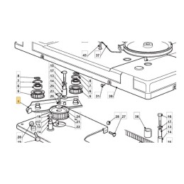 SUPPORT DE POULIE STIGA