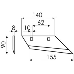 SOC DE RASETTE DROIT ORIGINE GOIZIN 010532