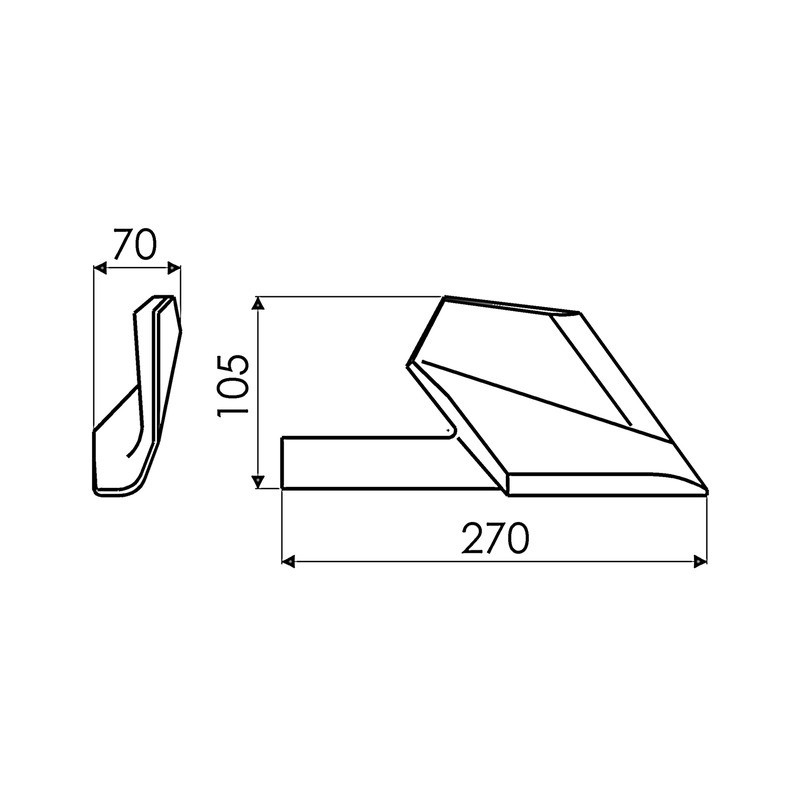COUTRE INCORPORE GAUCHE ORIGINE GREGOIRE & BESSON 172323