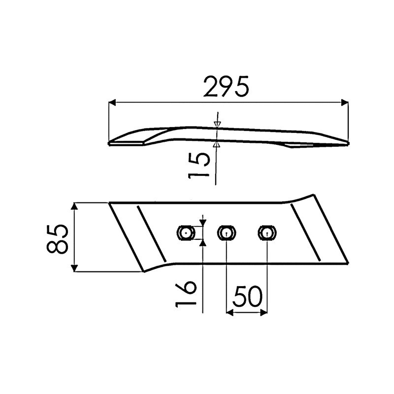 POINTE DROITE REVERSIBLE 3 TROUS ORIGINE GREGOIRE & BESSON 173332