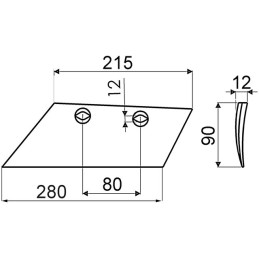 SOC DE RASETTE DROIT ORIGINE GREGOIRE & BESSON 19126