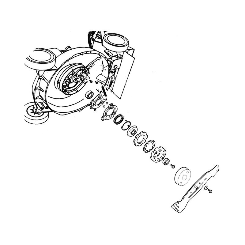 FREIN DE LAME HRD536C K0 K1 K2 ORIGINE HONDA