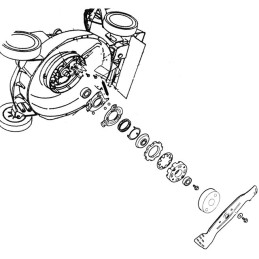 FREIN DE LAME HRD536C K0 K1 K2 ORIGINE HONDA