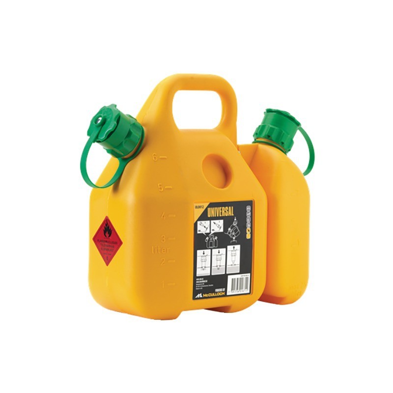 BIDON DOUBLE ANTI DEBORDEMENT JAUNE HUSQVARNA