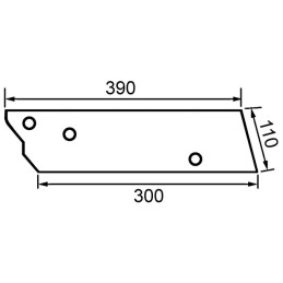 CONTRE SEP AVANT GAUCHE ORIGINE KUHN 278075