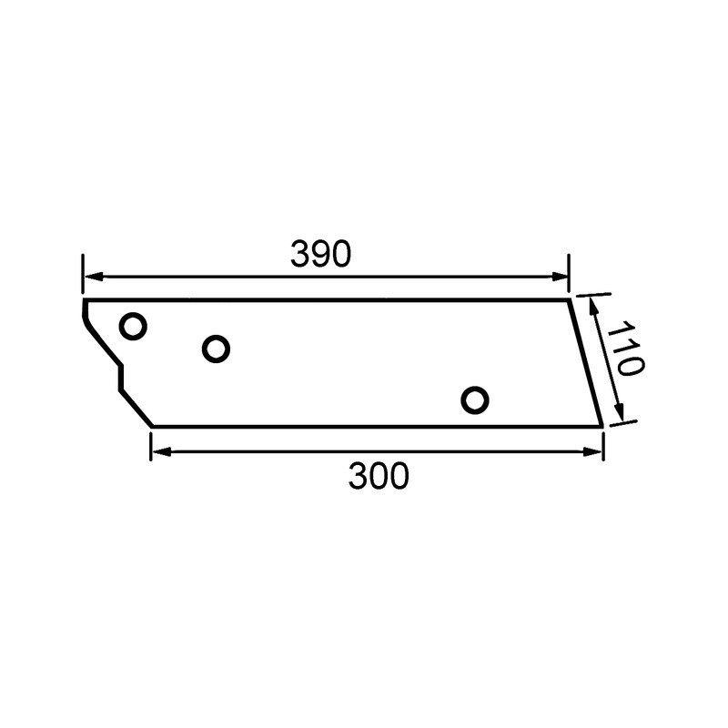 CONTRE SEP AVANT GAUCHE ORIGINE KUHN 278075